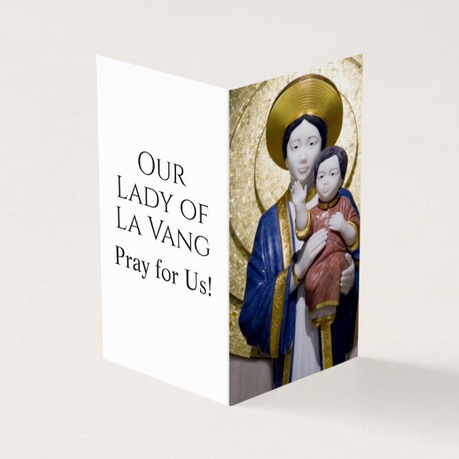 Our Lady of La Vang Prayer Card (Exterior)