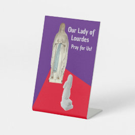 Our Lady of Lourdes Folded Greeting Card