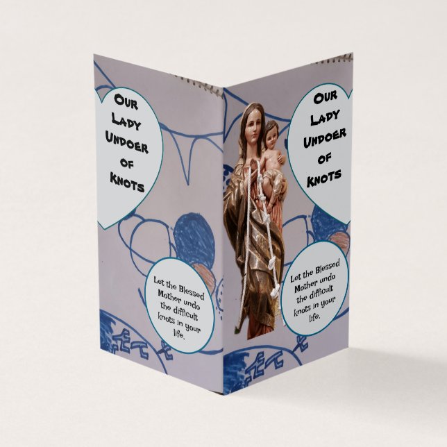Our Lady Undoer of knots Prayer Card (Exterior)