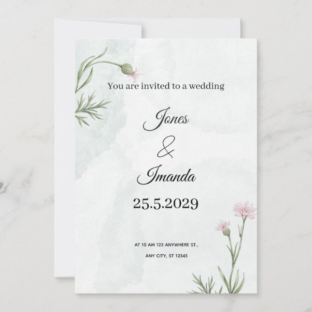 our love story Card (Frente)