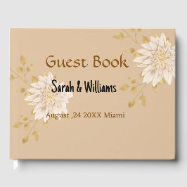 Our Rose Gold Wedding guest book