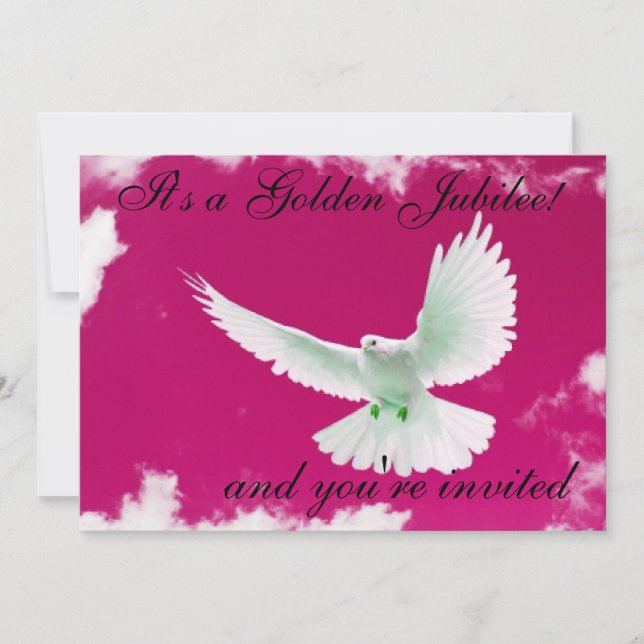 Ouro 50º Convites Jubileu (Frente)