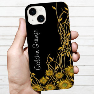 Ouro Amarelo Flores de Vinha Personalizadas