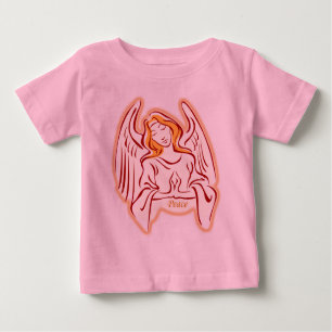 Ouro Anjo Da Camisa De Paz