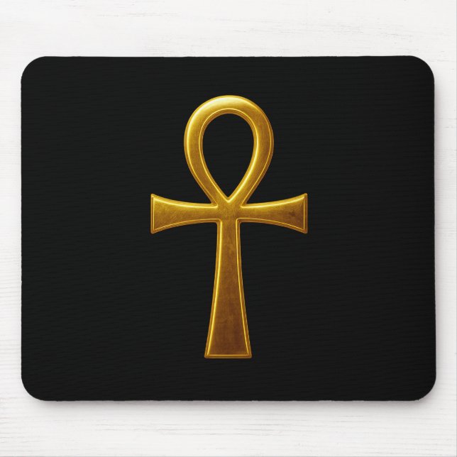 Ouro Ankh Mousepad (Frente)