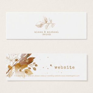 Ouro Autumn Splash Wedding Website ID655