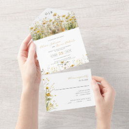 Ouro Autumn Watercolor Casamento outono