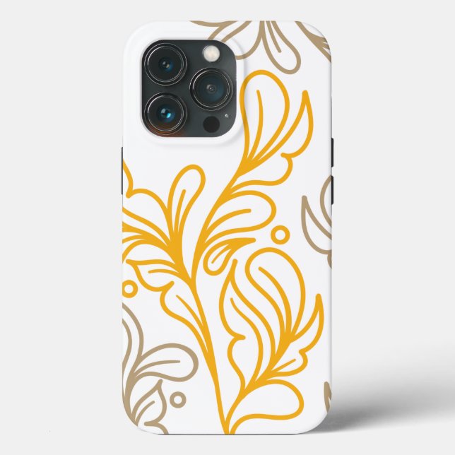 Ouro Boho Leaf Design (Verso)