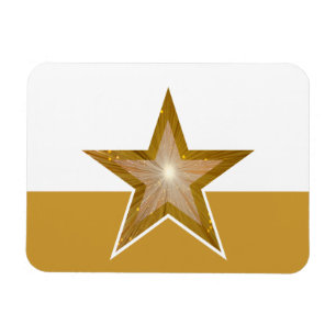 Ouro branco com íman flexível "Dourado"