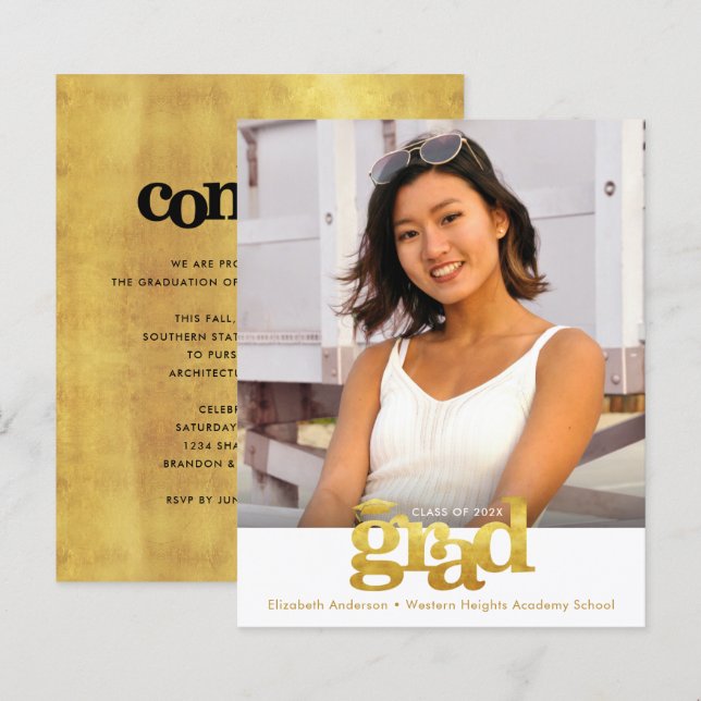 Ouro Branco Orçamento Foto Graduação Negrito Convi (Frente/Verso)
