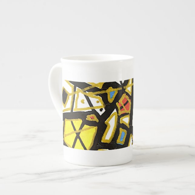 OURO – Caneca Elegante de Porcelana 2 - GGAST (Frente Esquerda)