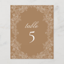 Ouro Castanho Mesa Rococo Fúria Botânica