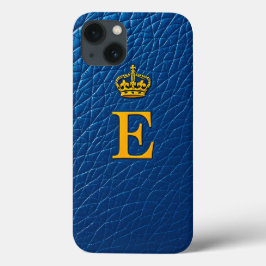 Ouro Coroa Acima da Na moda - Letra E