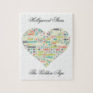 Ouro da Idade de Hollywood Stars quebra-cabeça