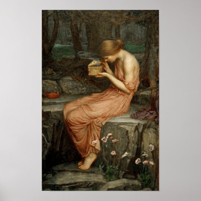 Ouro de Abertura da Caixa de Poster de Waterhouse  (Frente)