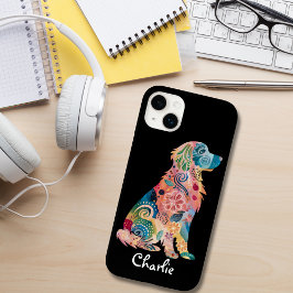 Ouro de Abstrato de Pet Dog de Retriever de  Perso