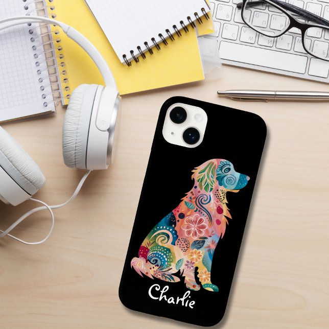 Ouro de Abstrato de Pet Dog de Retriever de  Perso (Criador carregado)