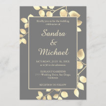 Ouro de cinza legista deixa convite para casamento