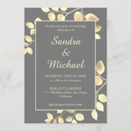 Ouro de cinza legista deixa convite para casamento