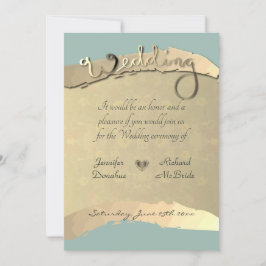 Ouro de Convite à Cerimônia de Casamento Veilado F