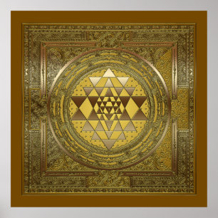 Ouro de Sri Yantra - poster