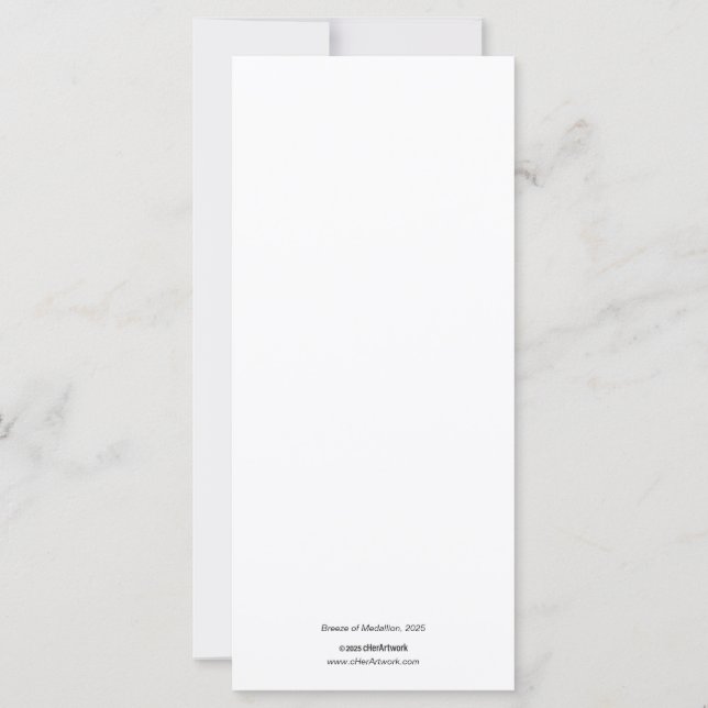 Ouro DigAI Jubilee Breeze da Medallion Card (Verso)