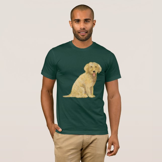 Ouro Doodle dada T-Shirt (Frente Completa)