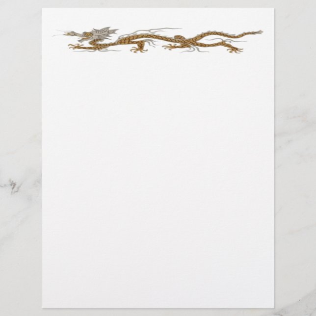 Ouro Dragão Do Folheto De Buddhan (Frente)