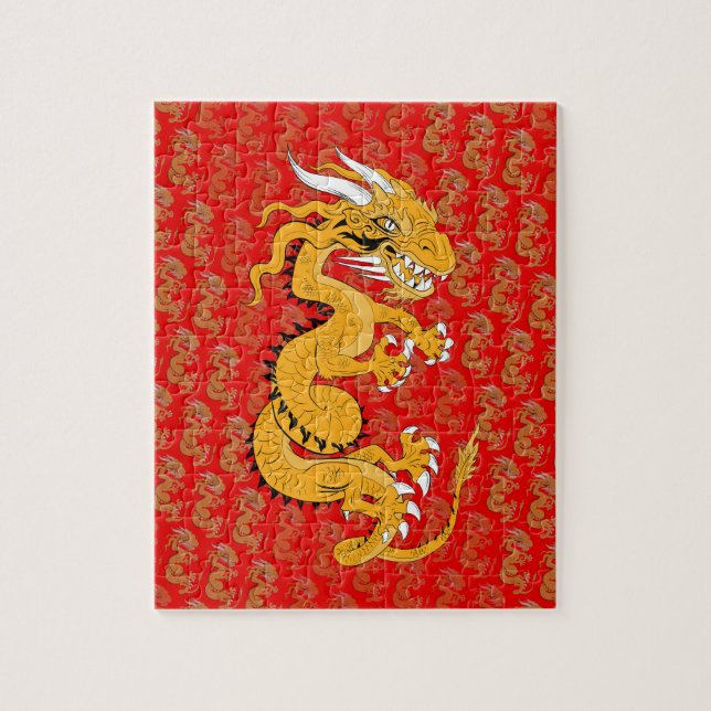 Ouro Dragon Quebra-cabeça (Vertical)