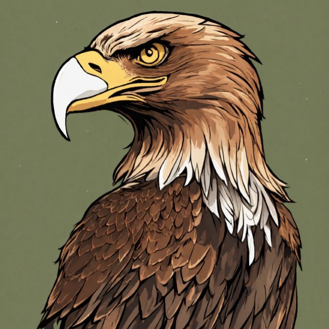 Ouro Eagle Majestade Inclusive t-shirt impressa (Criador carregado)