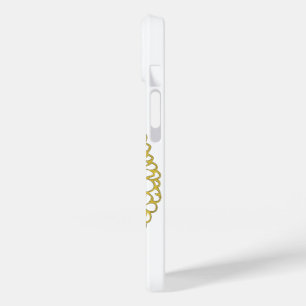 Ouro Floral Mandala Capa de telefone