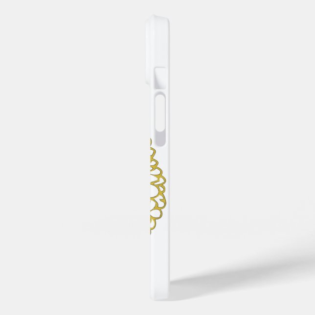 Ouro Floral Mandala Capa de telefone (Verso/Esquerda)