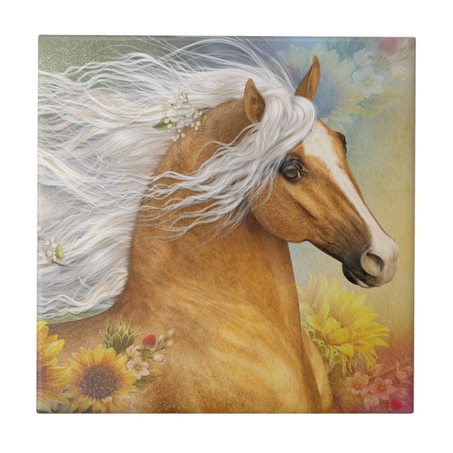 Ouro Flower Art Azulejo (Frente)