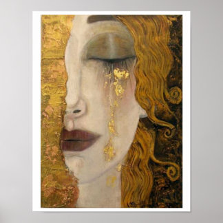Ouro Gustav Klimt Poster de rasgos