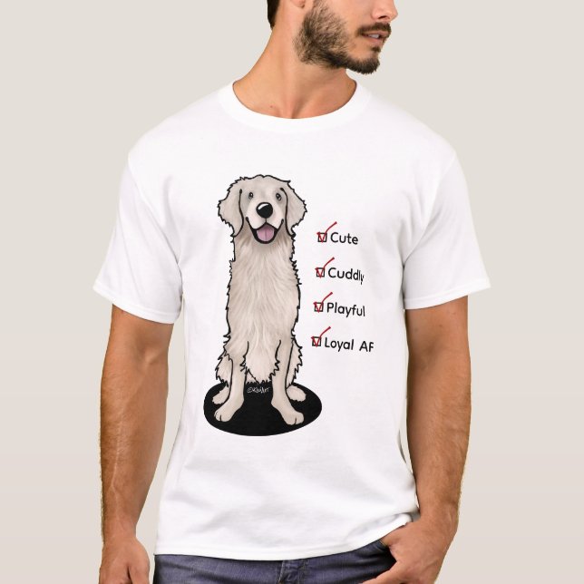 Ouro Inglês para Retriever T-Shirt (Frente)