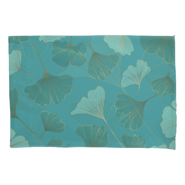Ouro luxuoso Ginkgo, papel de parede. (Frente)