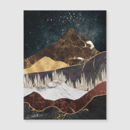 Ouro Marble Mountain Sob O Céu Estrelado