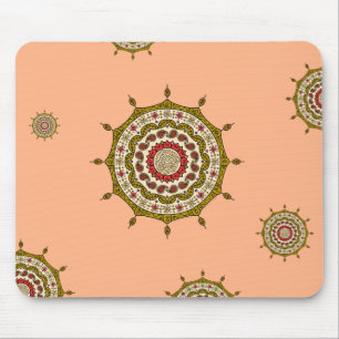 Ouro Mousepad da fantasia de Mehndi