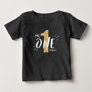 Ouro preto do Sr. Onederful Aniversário T-shirt