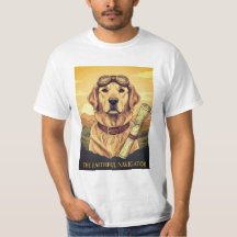 Ouro Retriever Explorer Adventure Dog T-Shirt