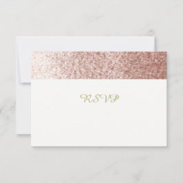 Ouro Rosa Brilho Falso RSVP