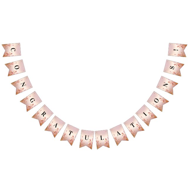 Ouro Rosa Deixa Bandeira Floral (Todos)