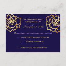 Ouro Rosa RSVP - Azul