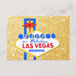 Ouro RSVP Recepção de casamento Las Vegas