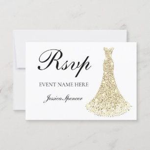 Ouro Sparkle Dress All Birthdays / Bridal RSVP