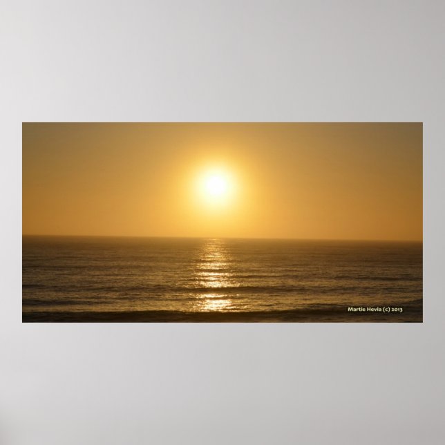 Ouro Sunset I - Poster (Frente)