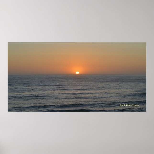 Ouro Sunset XV - Poster (Frente)