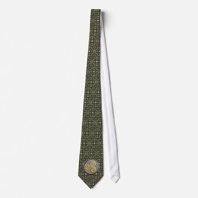 Ouro Triskele - Gravata Decorativa (Frente)