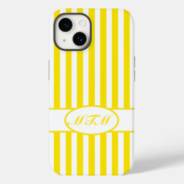 Ouro Yellow Autumnal Stripes com monograma