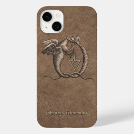 Ouroboros Dragon Faux-Leather com Nome